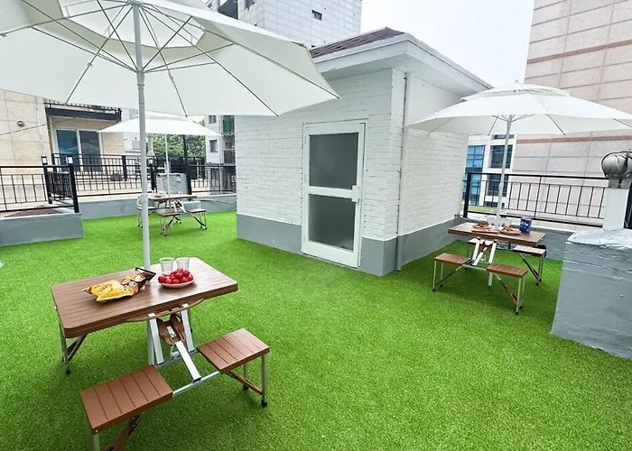 Apartament Rooftop House #3rooms #5beds #free Luggage Storage #201 Seul